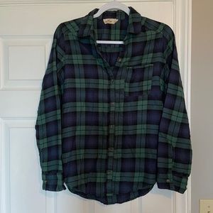 Hollister plaid flannel shirt